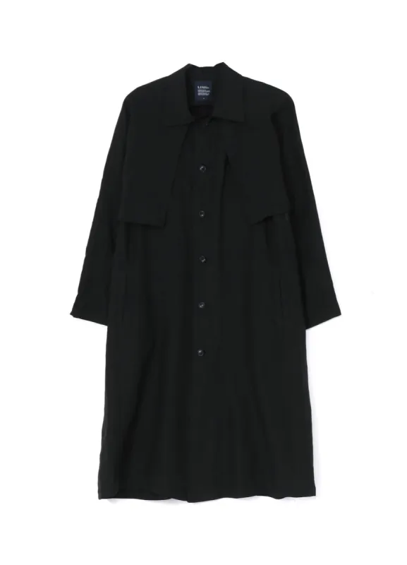 LINEN SOFT LAWN RAIN COVER COAT sold by Yohji Yamamoto