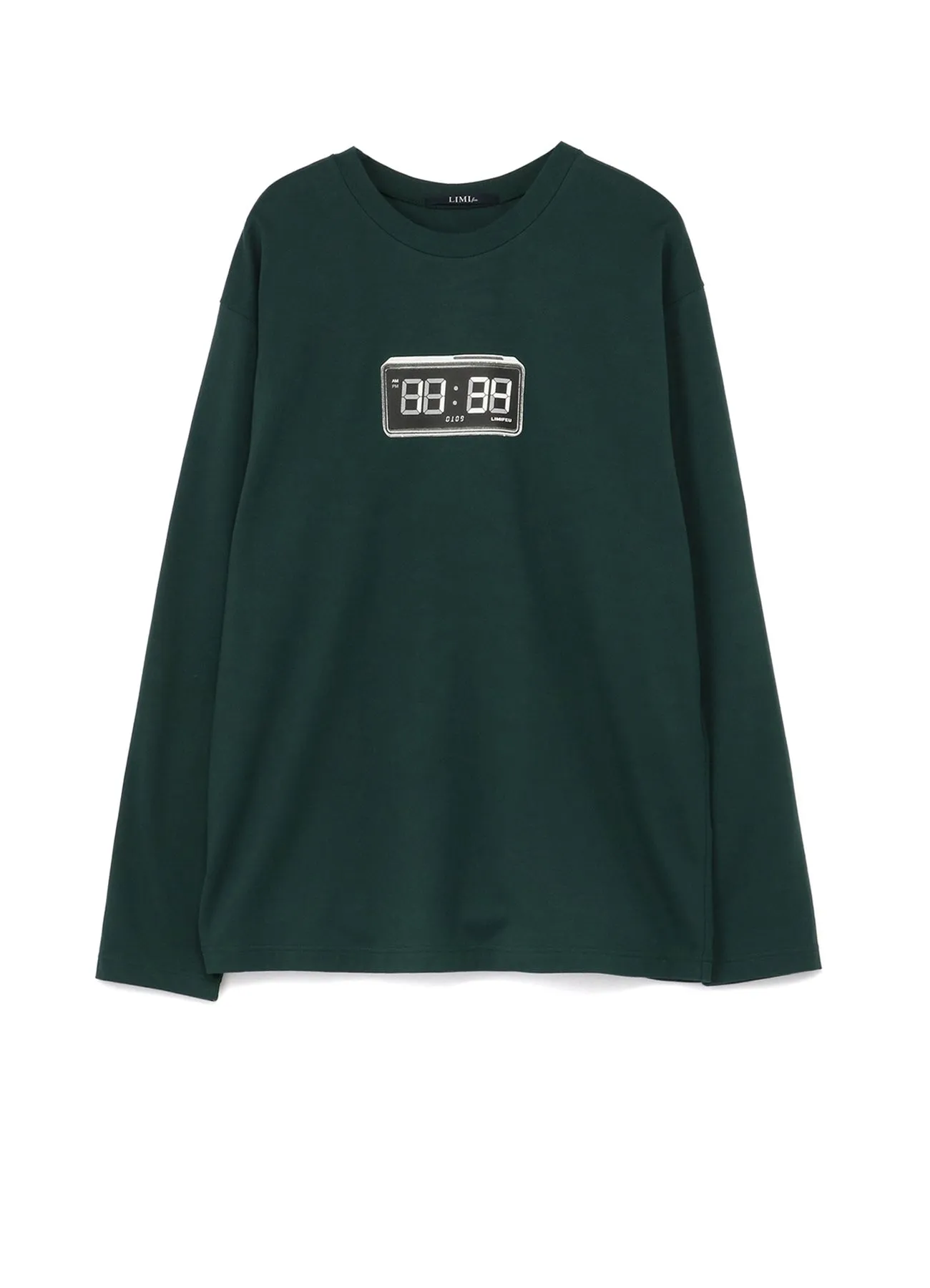 Clock Print Oversized Long T-Shirt sold by Yohji Yamamoto