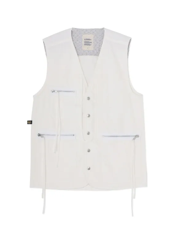 LIMI feu×TORAICHI DENIM VEST sold by Yohji Yamamoto