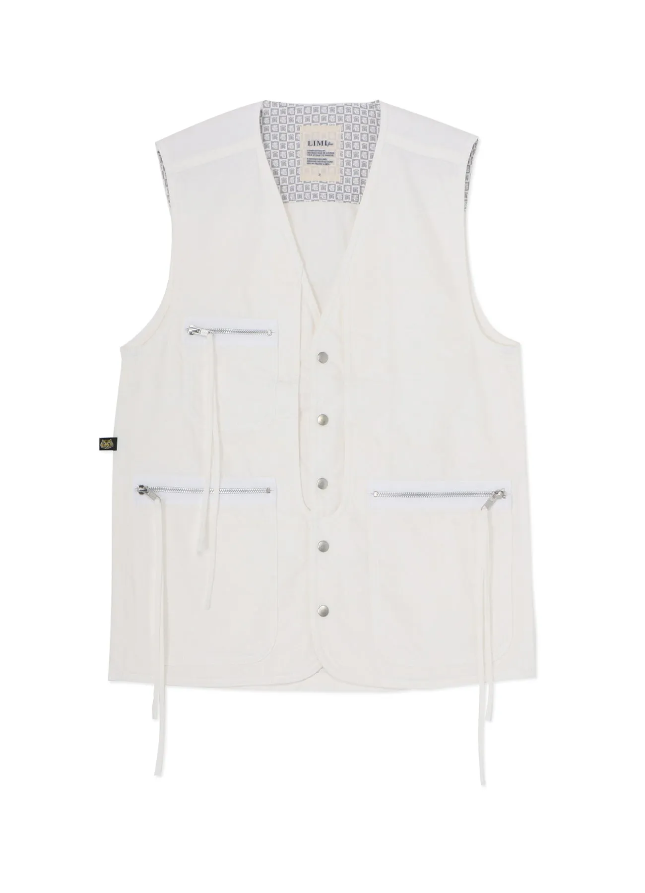 LIMI feu×TORAICHI DENIM VEST sold by Yohji Yamamoto