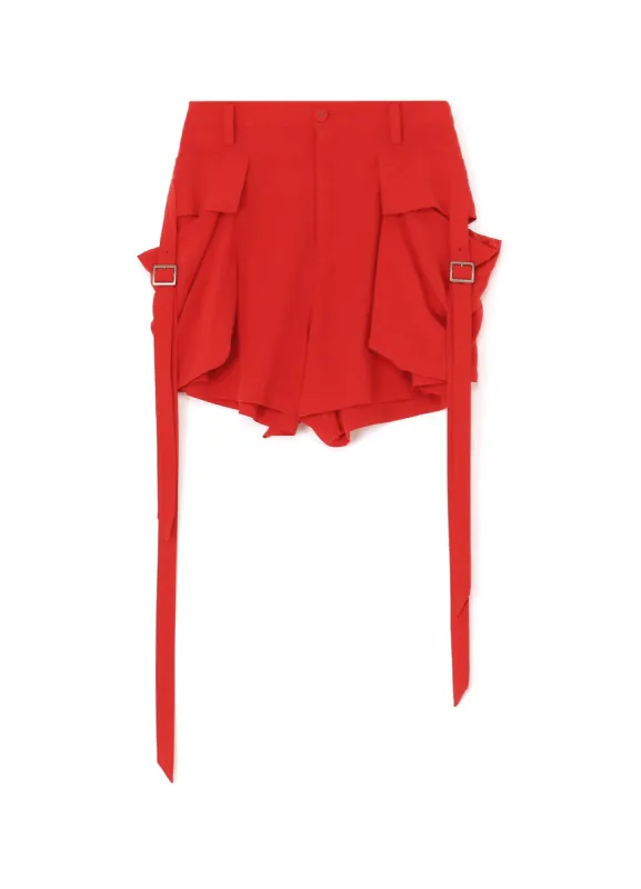 SOFT BROAD COTTON BIG POCKET SHORT PANTS sold by Yohji Yamamoto