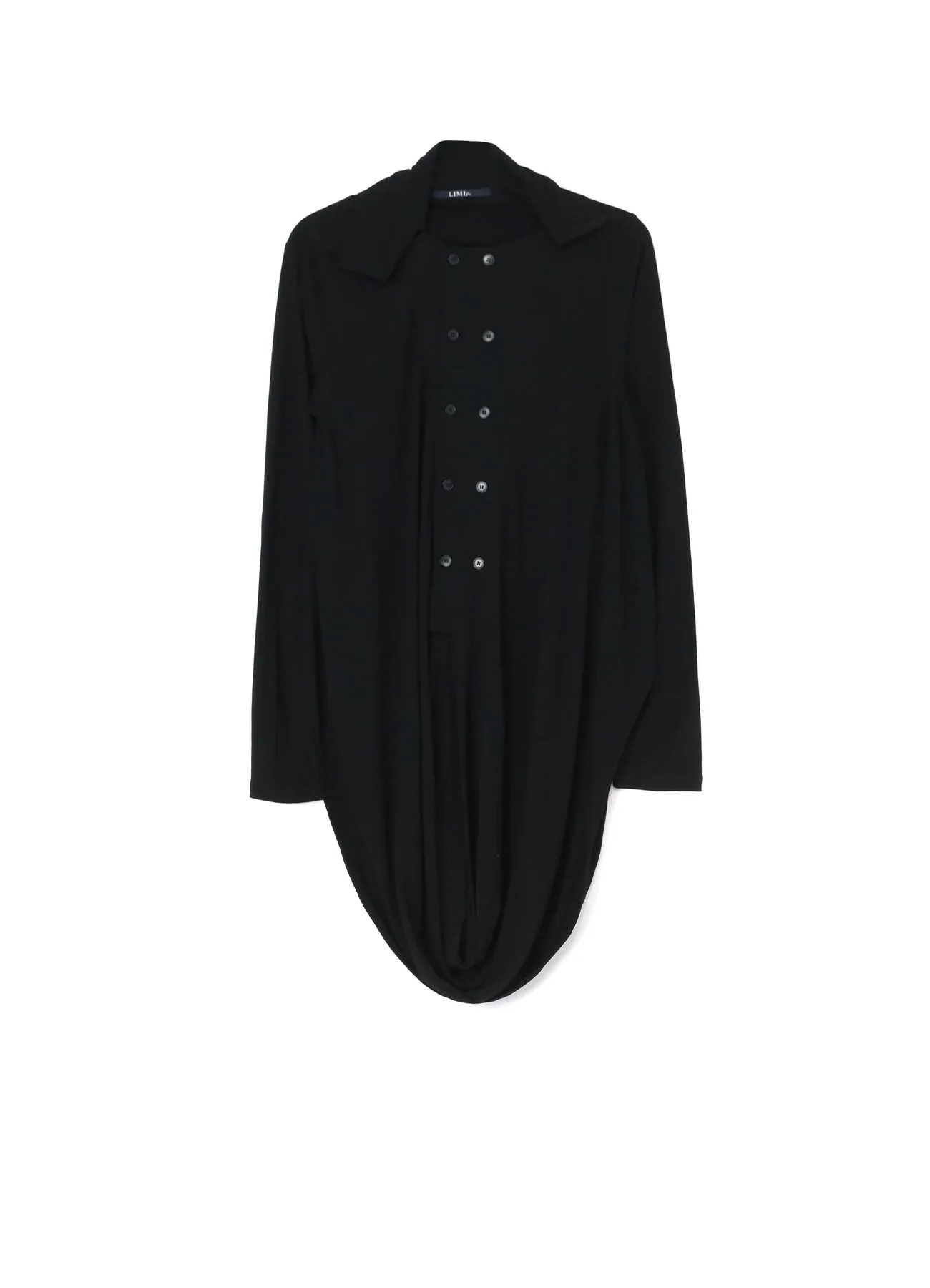 RAYON JERSEY HEM DRAPE CARDIGAN sold by Yohji Yamamoto