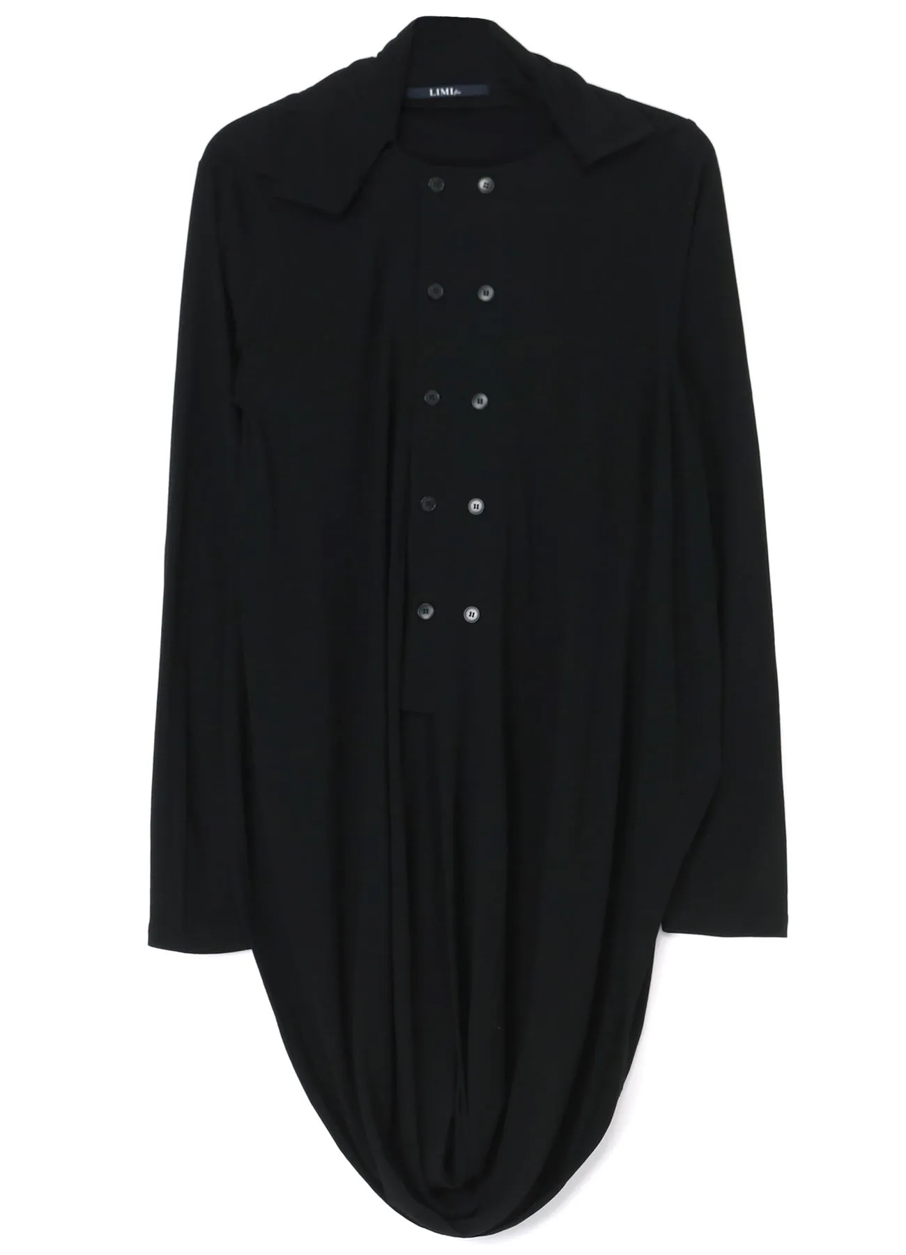 RAYON JERSEY HEM DRAPE CARDIGAN sold by Yohji Yamamoto product image thumbnail 2