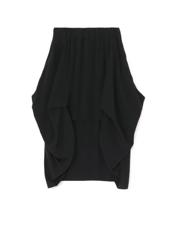 TRIACETATE DECIN TUCK SKIRT sold by Yohji Yamamoto