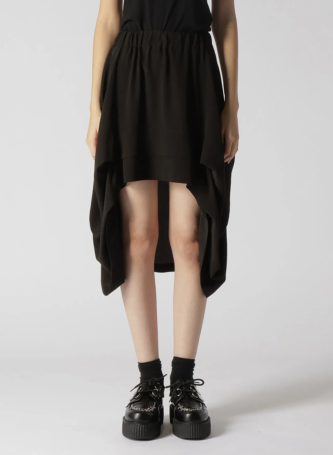 TRIACETATE DECIN TUCK SKIRT sold by Yohji Yamamoto product image thumbnail 5