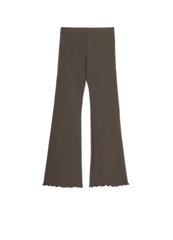 COTTON RAYON RIB FLARE PANTS sold by Yohji Yamamoto
