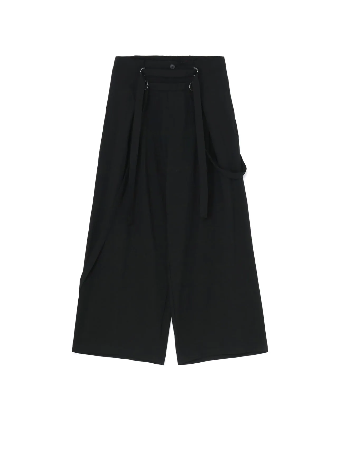 COTTON TENCEL LAWN HANGING STRAP WIDE PANTS sold by Yohji Yamamoto