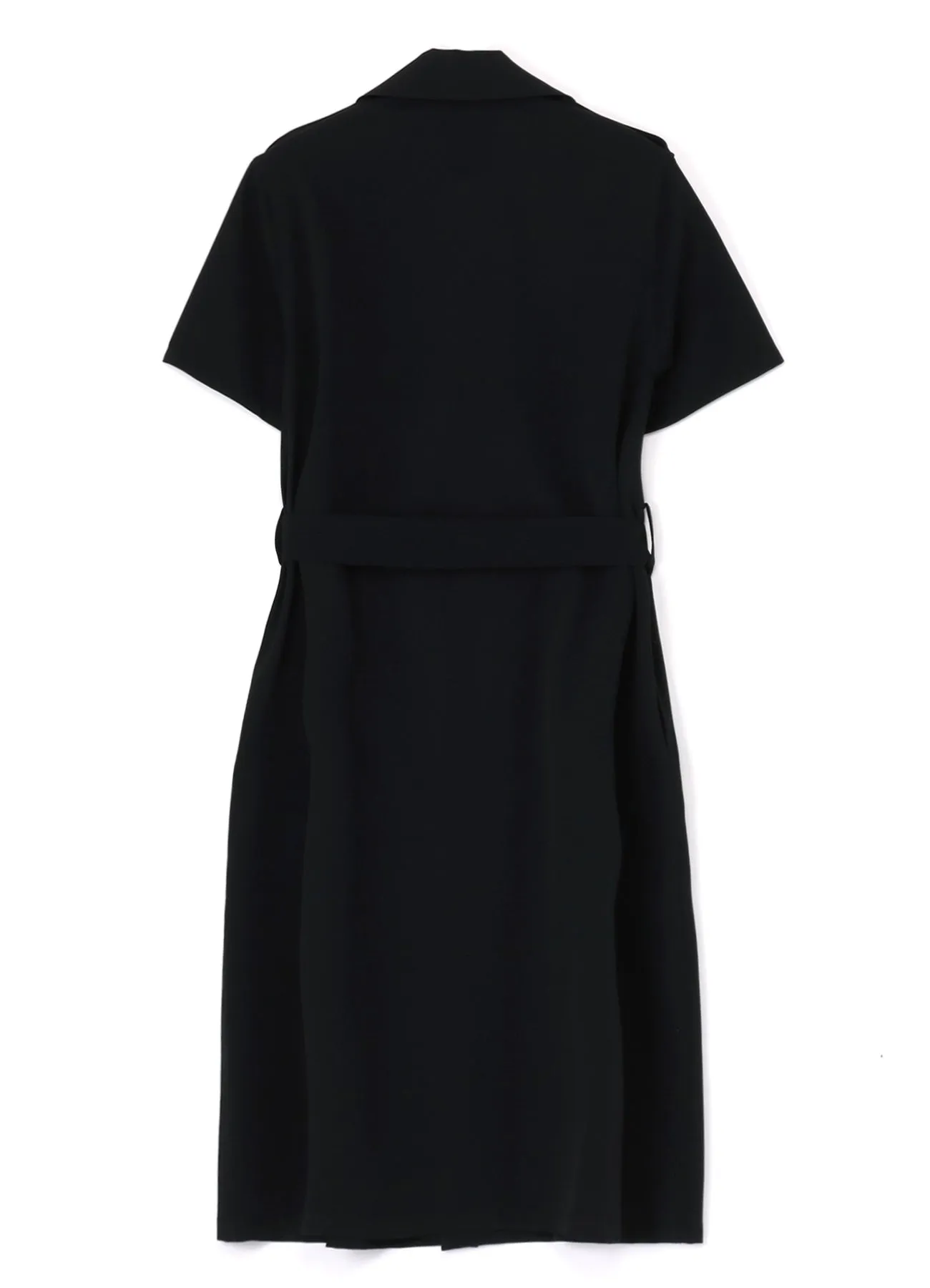 WOOL GABARDINE SHORT SLEEVE COAT sold by Yohji Yamamoto product image thumbnail 3