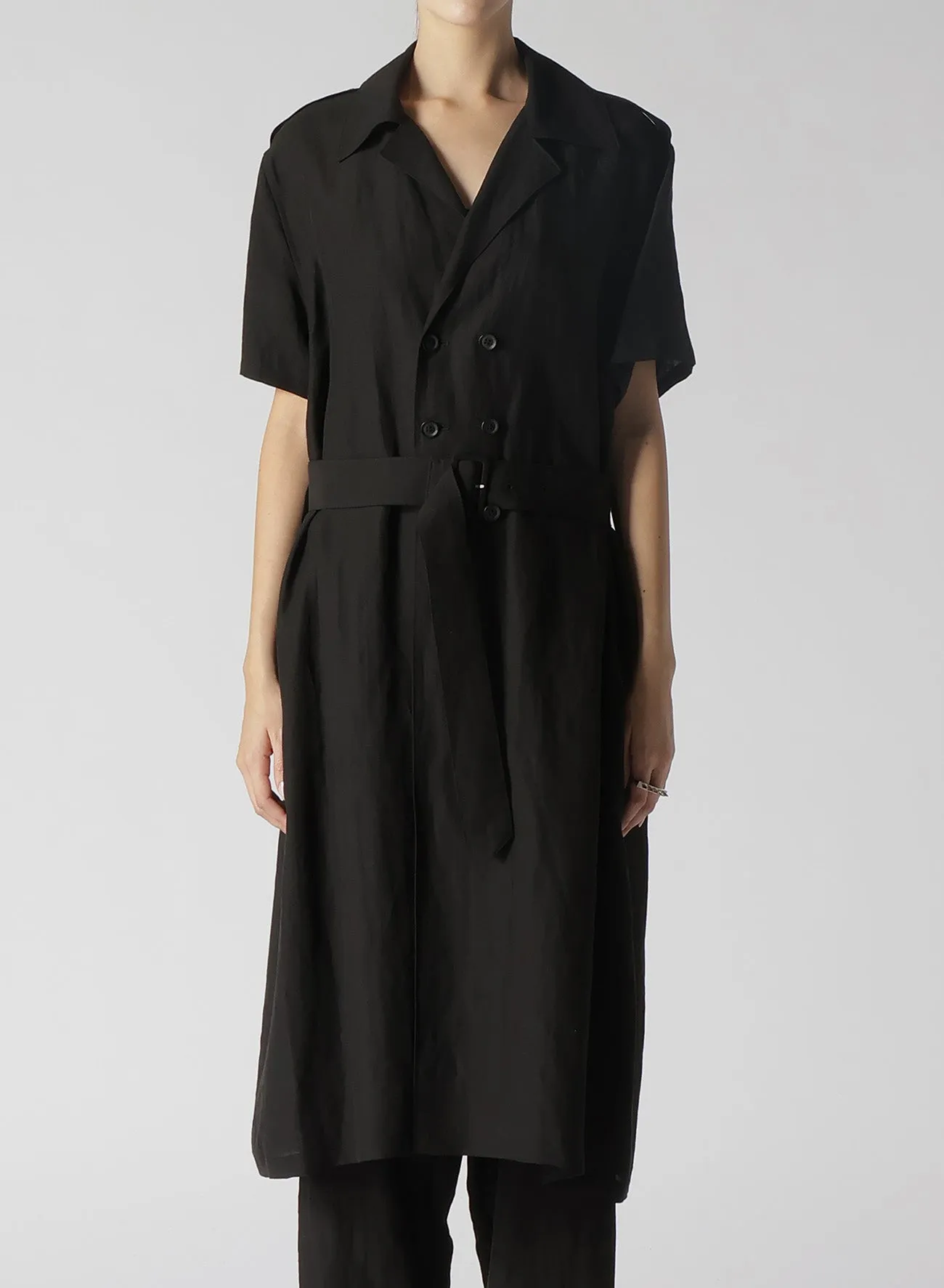 LINEN SOFT LAWN/SOFT LAWN COAT sold by Yohji Yamamoto product image thumbnail 5