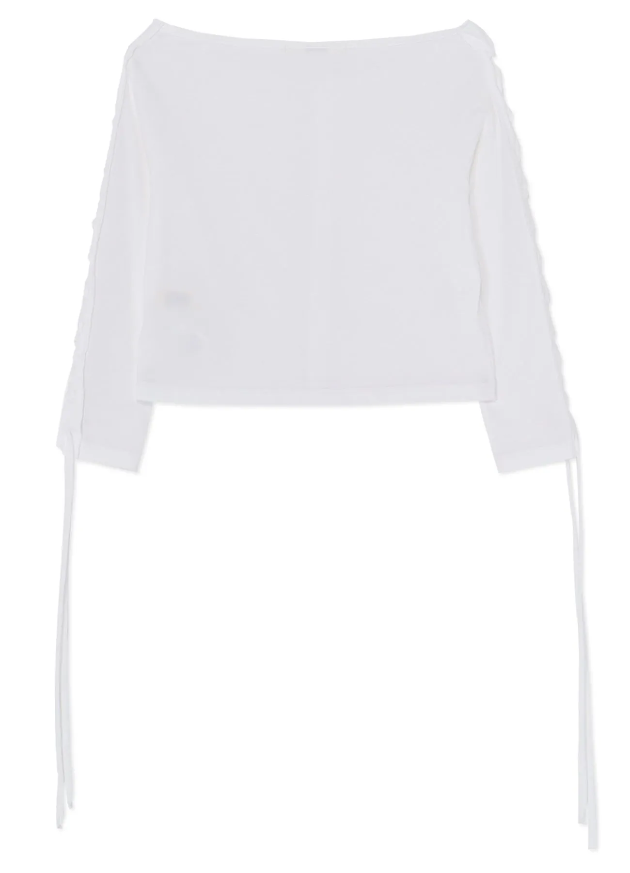 60/2 COTTON JERSEY LACE-UP CARDIGAN sold by Yohji Yamamoto product image thumbnail 3