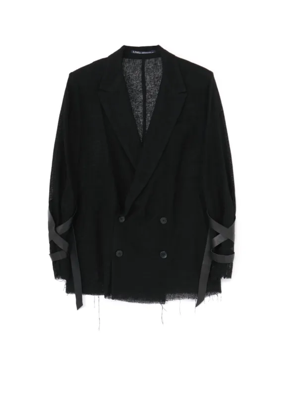 LENO SLEEVE BELT JACKET sold by Yohji Yamamoto
