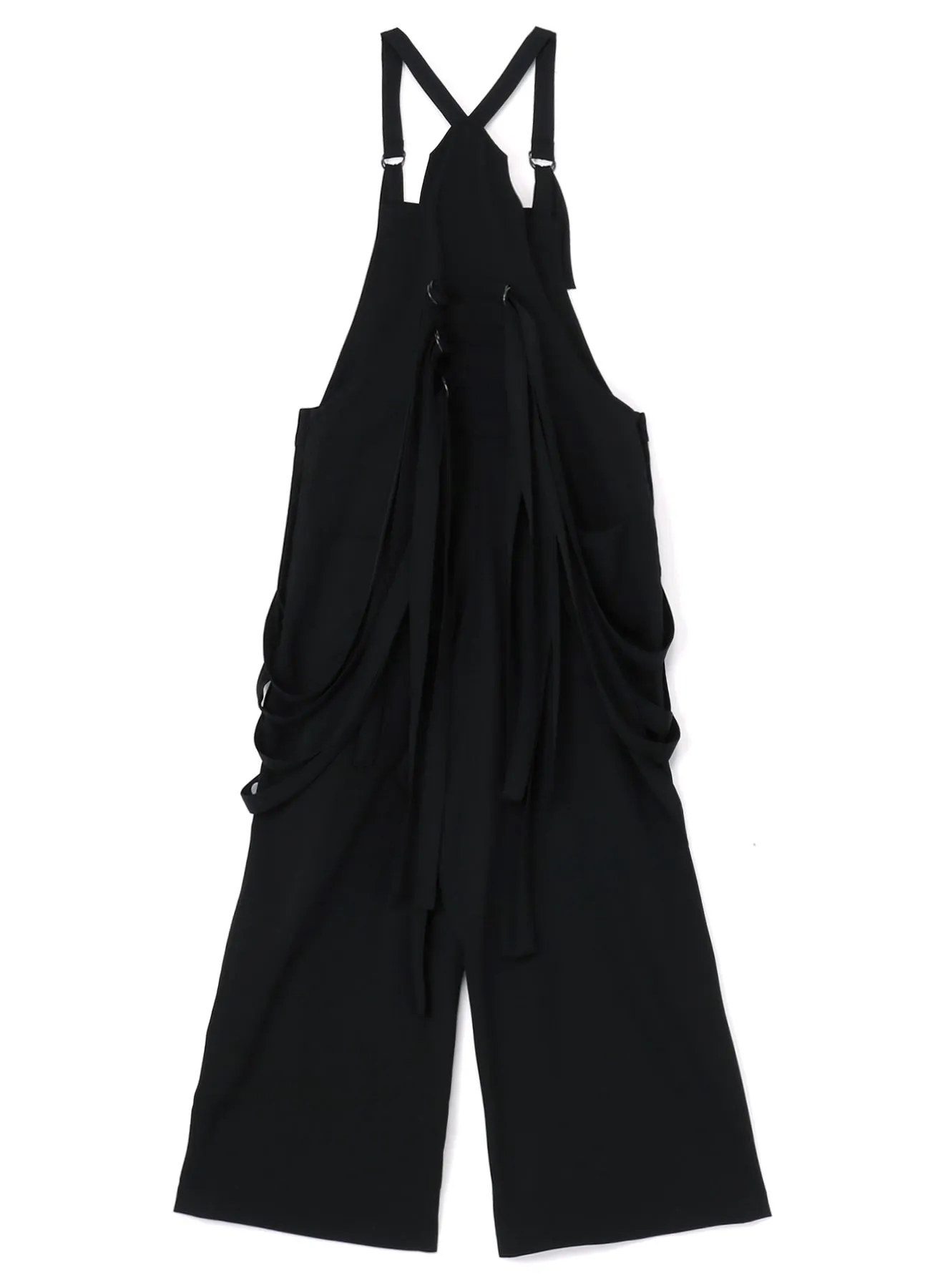 WOOL GABARDINE HANGING STRAP SALOPETTE sold by Yohji Yamamoto product image thumbnail 3