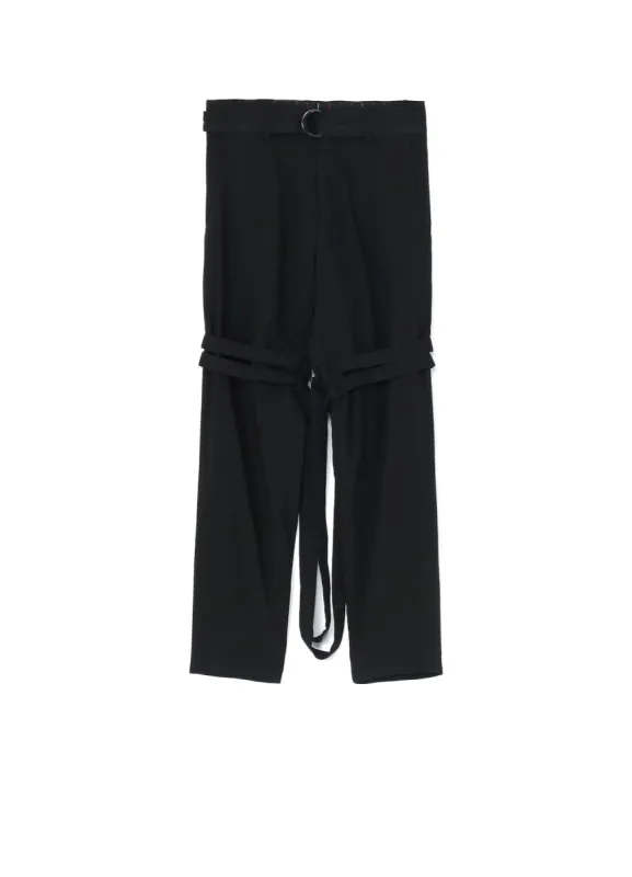 COTTON TENCEL LAWN HANGING STRAP PANTS sold by Yohji Yamamoto
