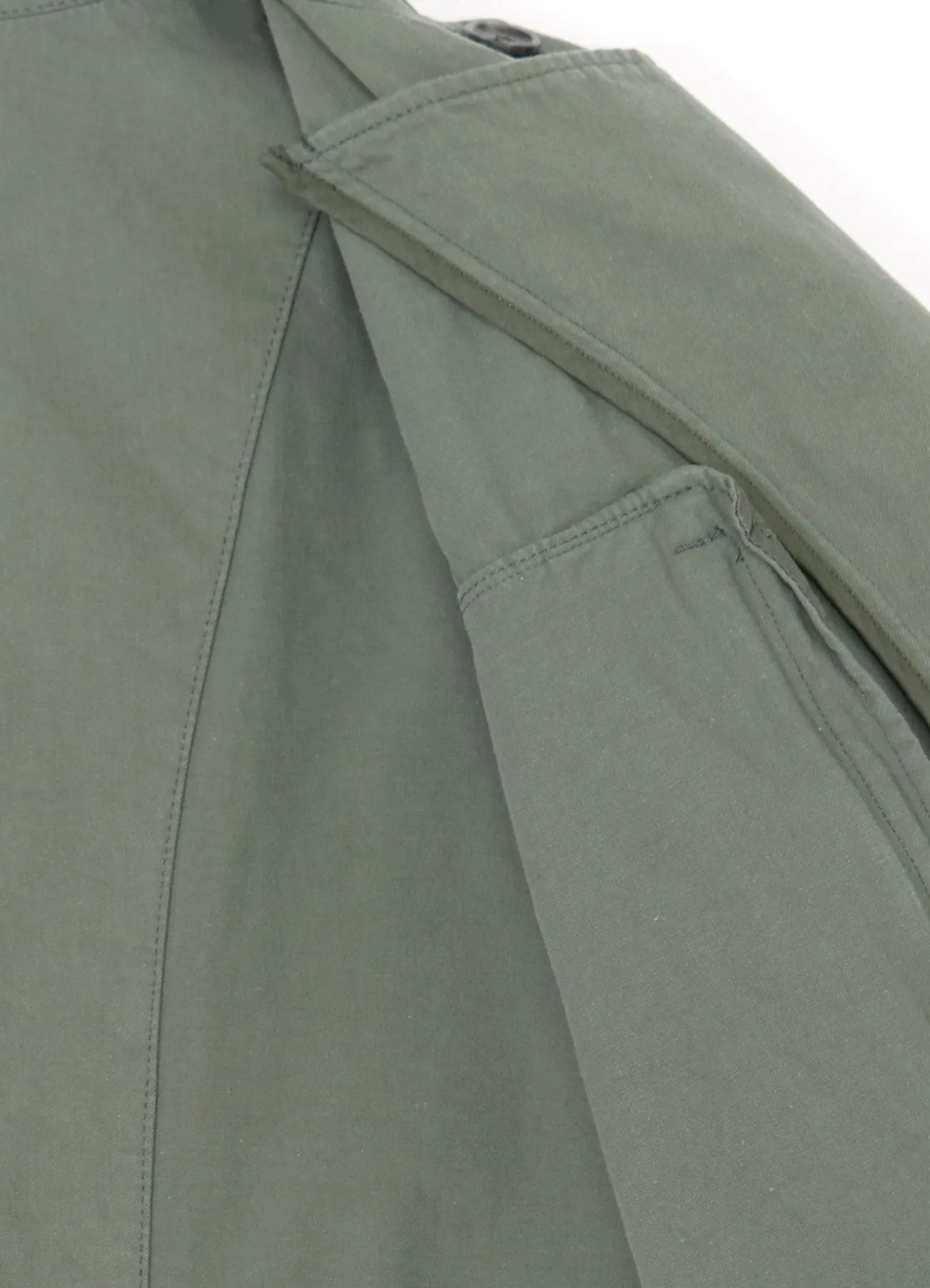 MILITARY TWILL ARMY SHORT JACKET sold by Yohji Yamamoto product image thumbnail 4