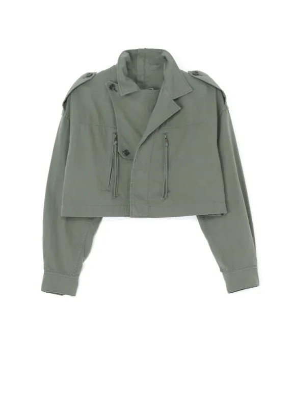 MILITARY TWILL ARMY SHORT JACKET made by Yohji Yamamoto