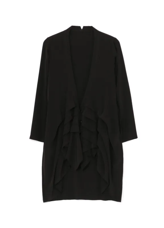 TRIACETATE DECIN TUCK DRESS sold by Yohji Yamamoto