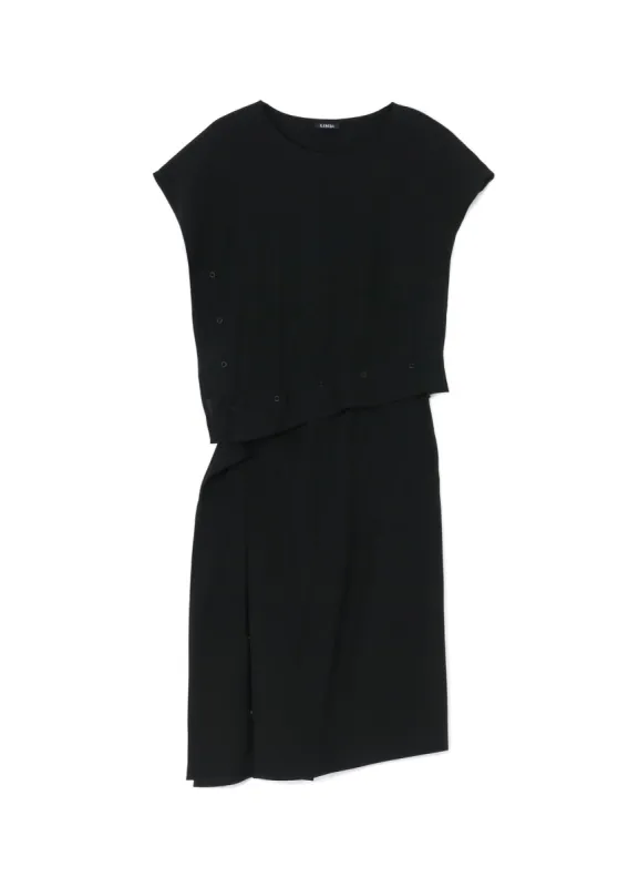 POPLIN SNAP BUTTON DRESS sold by Yohji Yamamoto