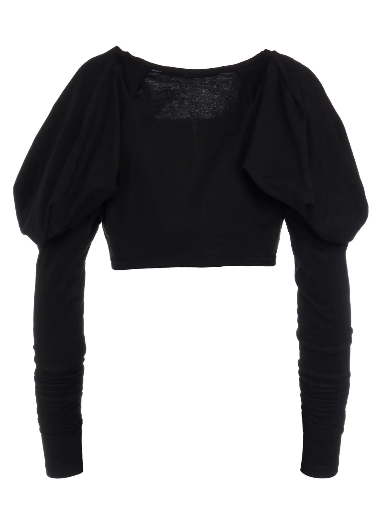 SINGLE JERSEY PUFF SLEEVES CARDIGAN sold by Yohji Yamamoto product image thumbnail 3