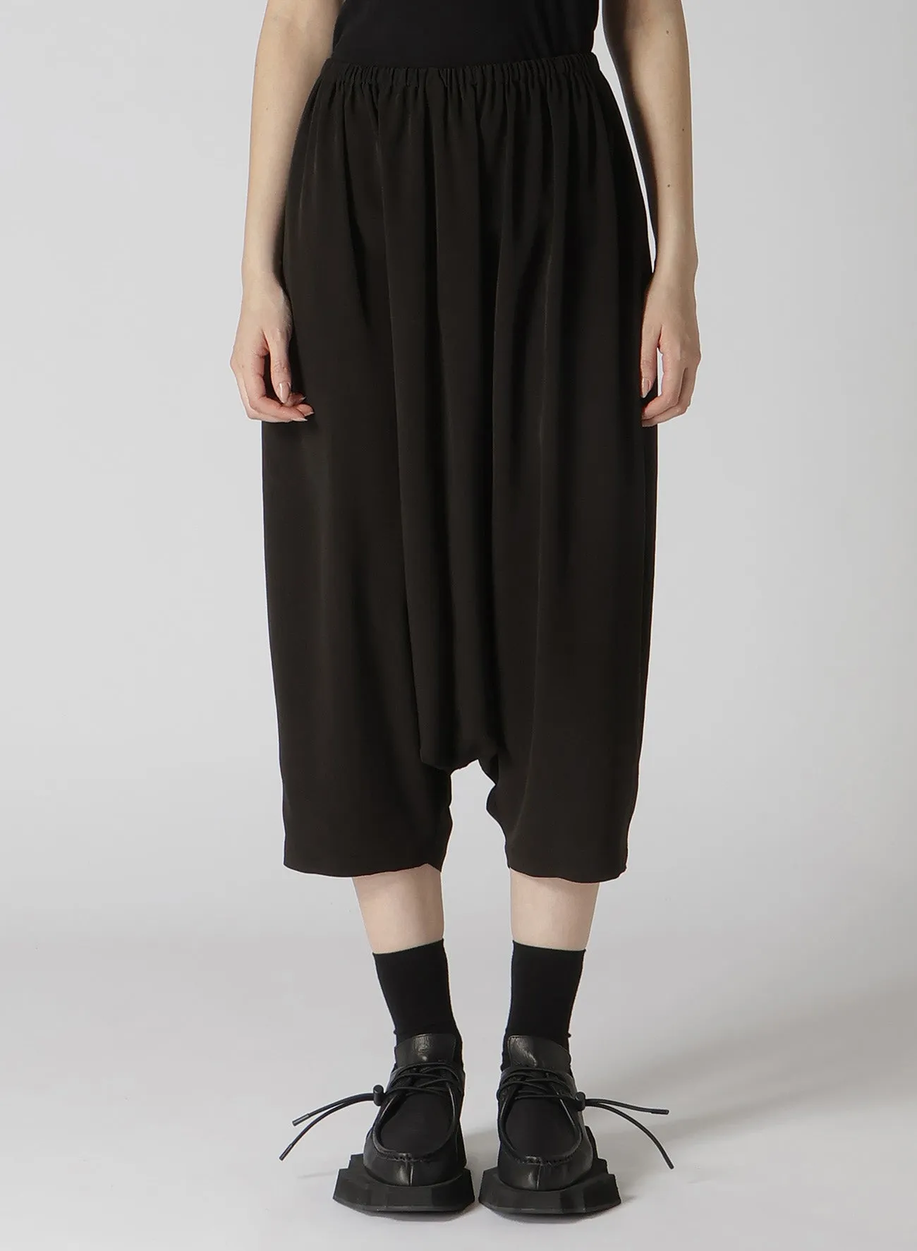 TRIACETATE DECIN BIG SARROUEL PANTS sold by Yohji Yamamoto product image thumbnail 5