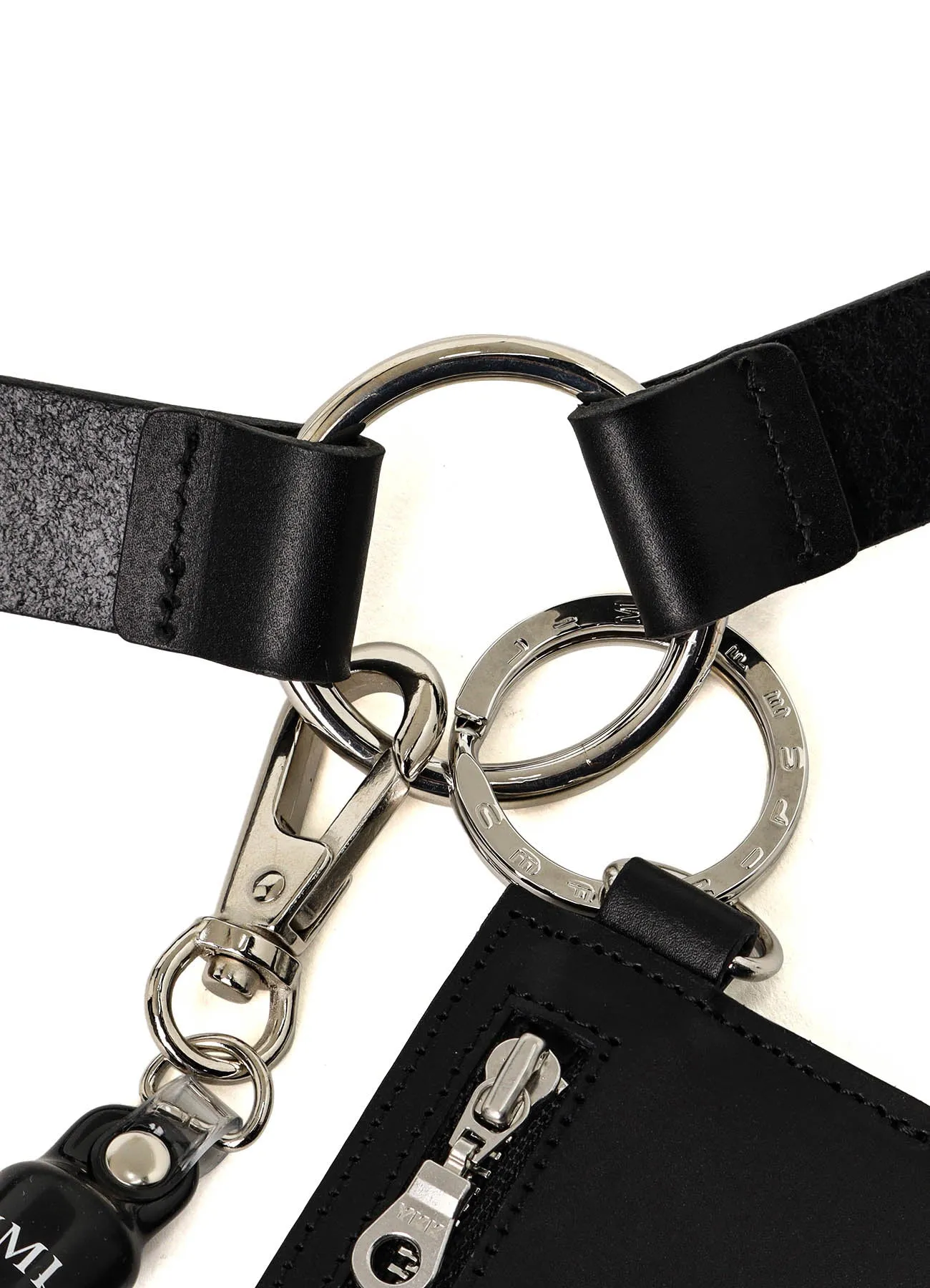 OIL TANNED LEATHER SLIM EYELET BELT sold by Yohji Yamamoto product image thumbnail 5