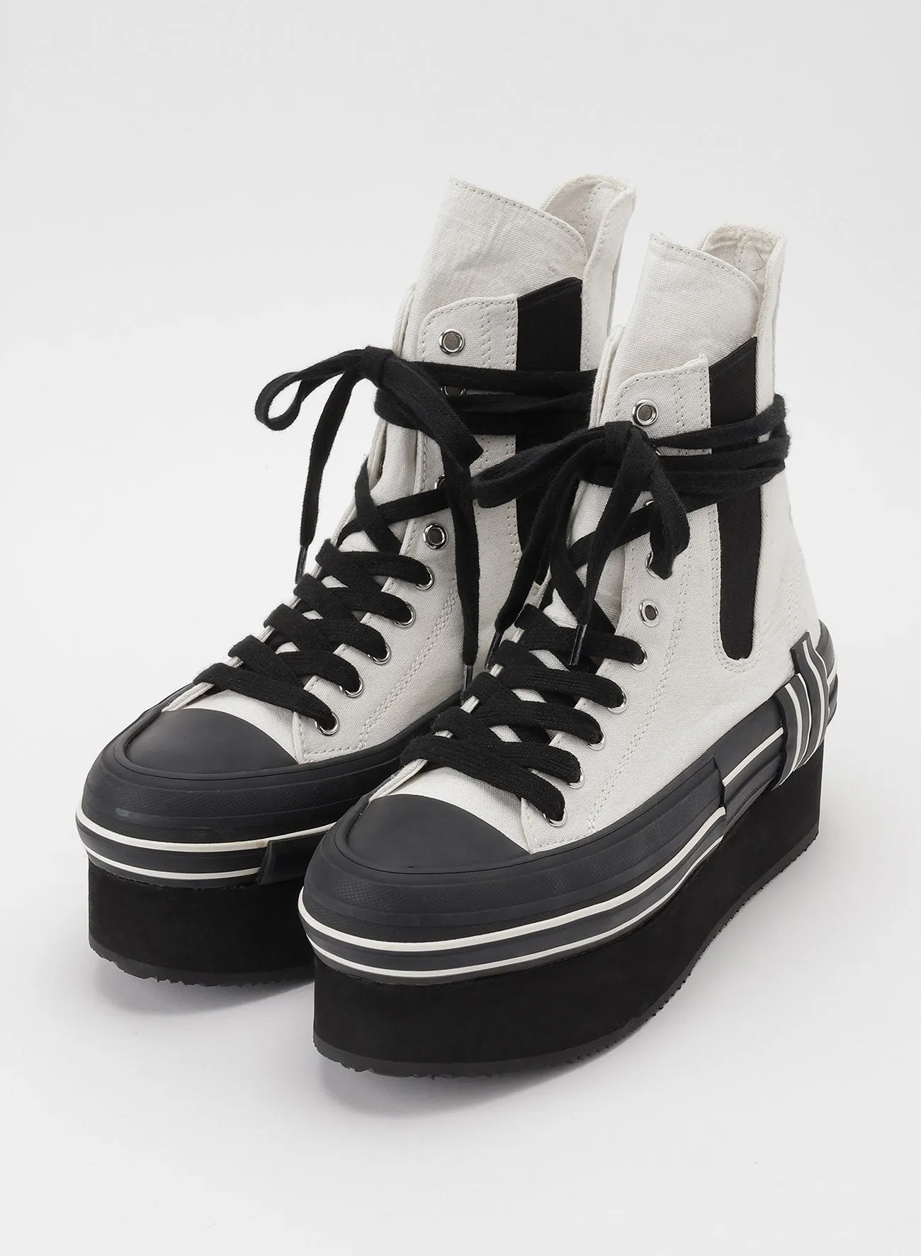 CANVAS PLATFORM SNEAKERS sold by Yohji Yamamoto product image thumbnail 2