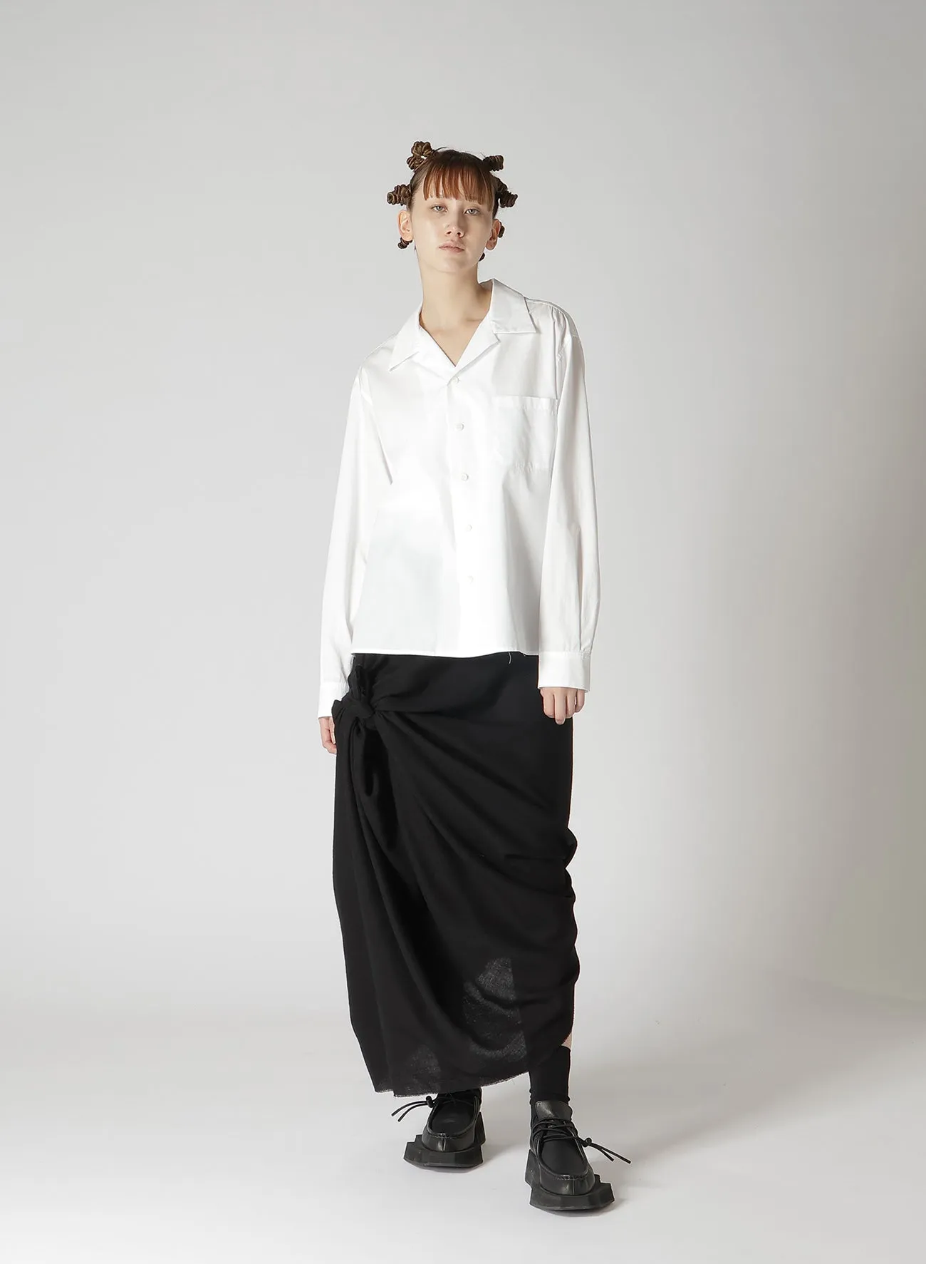 VIYELLA KNOT DETAIL SKIRT sold by Yohji Yamamoto product image thumbnail 4