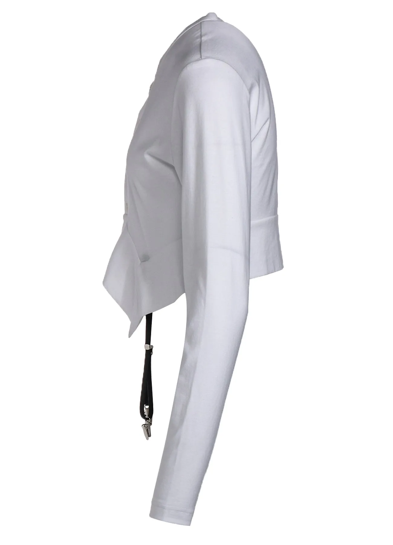 SINGLE JERSEY CARDIGAN WITH SUSPENDERS sold by Yohji Yamamoto product image thumbnail 3