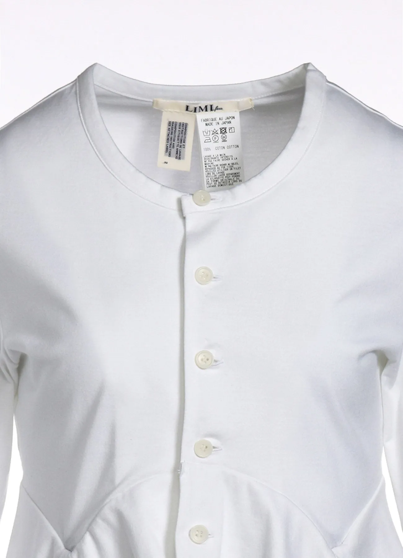 SINGLE JERSEY CARDIGAN WITH SUSPENDERS sold by Yohji Yamamoto product image thumbnail 5