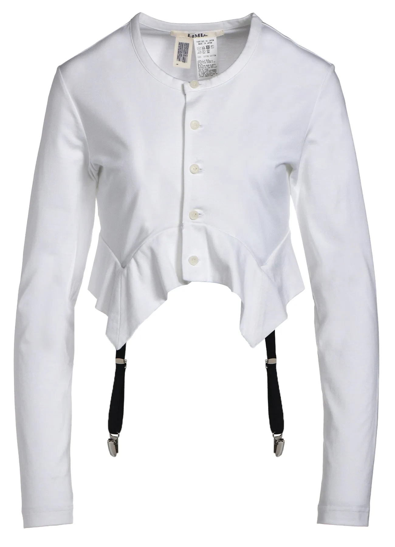 SINGLE JERSEY CARDIGAN WITH SUSPENDERS sold by Yohji Yamamoto product image thumbnail 2