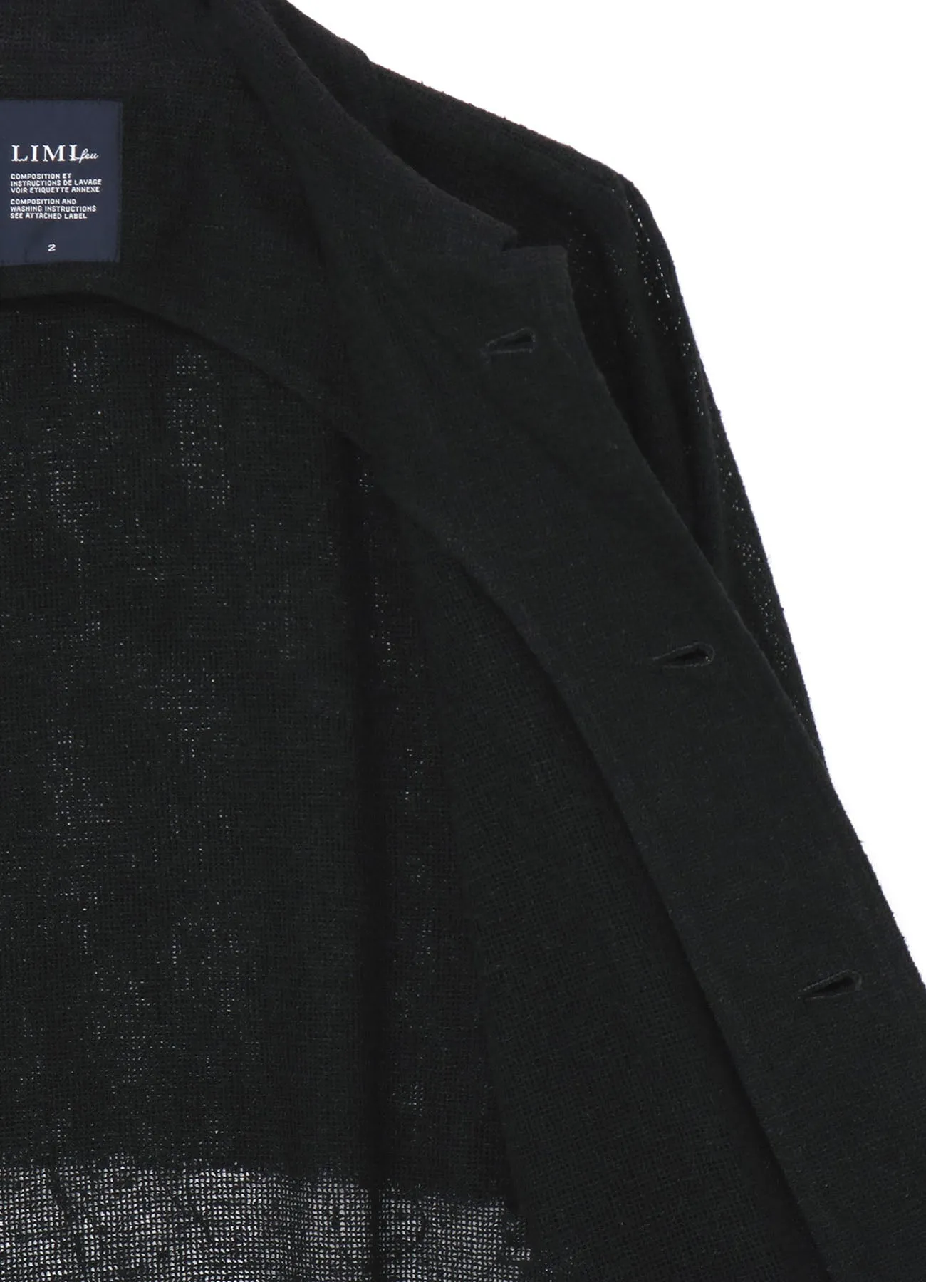 LENO RAIN COVER COAT sold by Yohji Yamamoto product image thumbnail 4