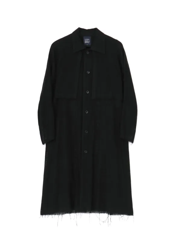 LENO RAIN COVER COAT sold by Yohji Yamamoto