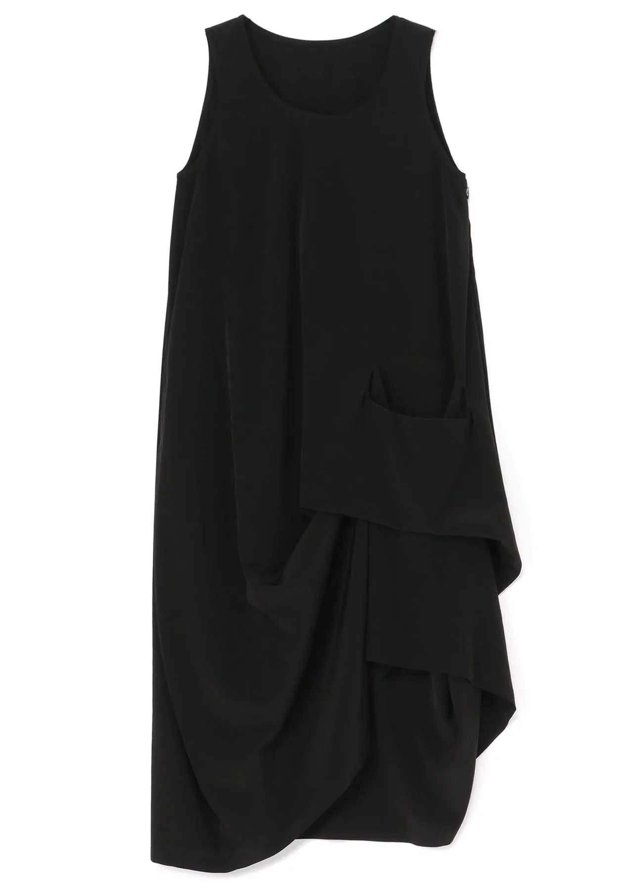 TUCKED POCKET TRIACETATE DECIN DRESS sold by Yohji Yamamoto product image thumbnail 2