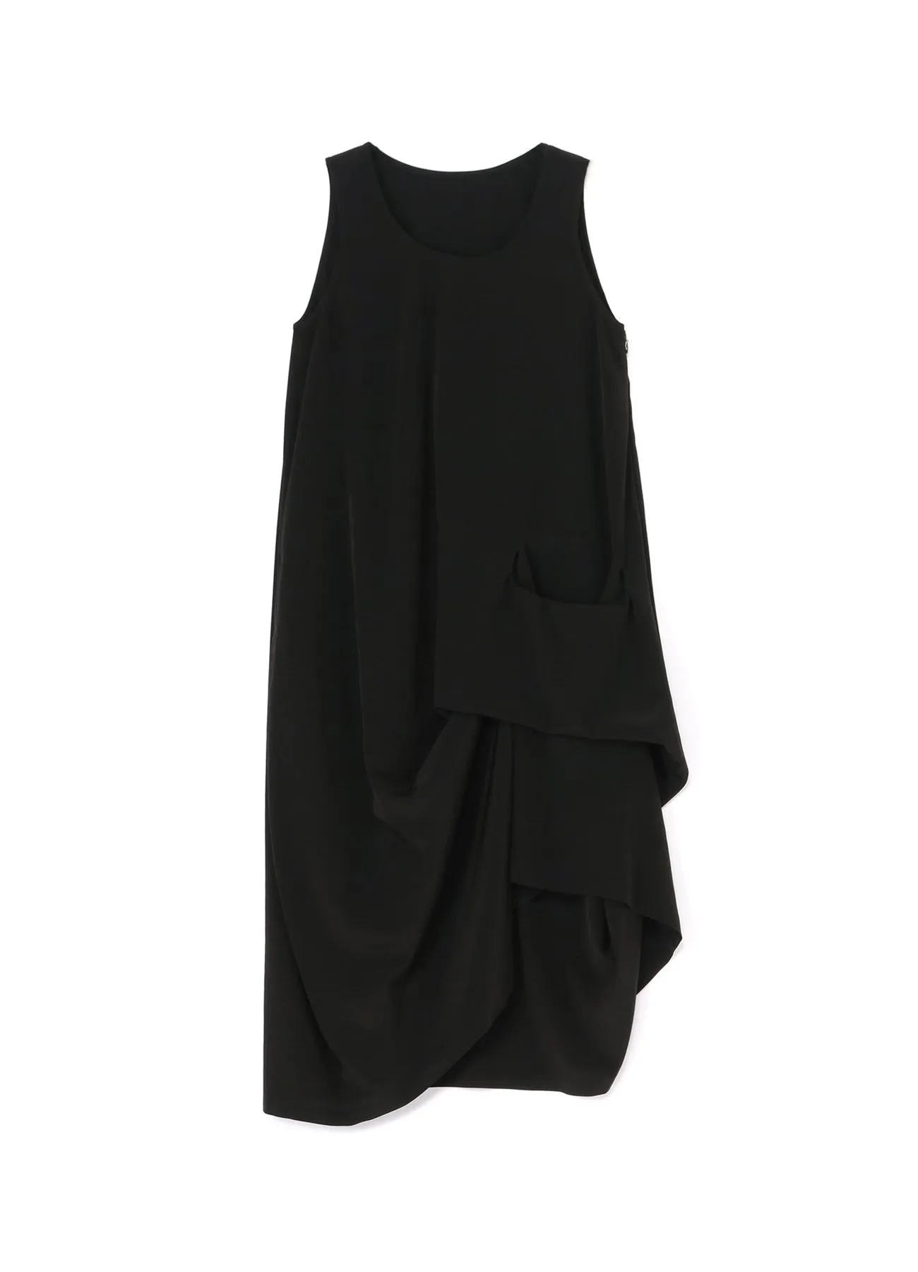 TUCKED POCKET TRIACETATE DECIN DRESS sold by Yohji Yamamoto