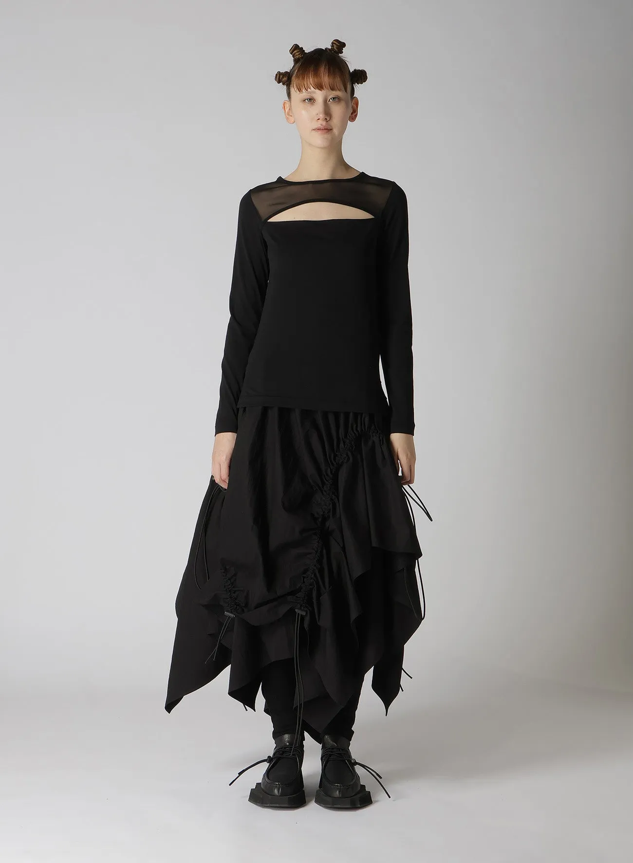 SLIT T-SHIRT sold by Yohji Yamamoto product image thumbnail 5