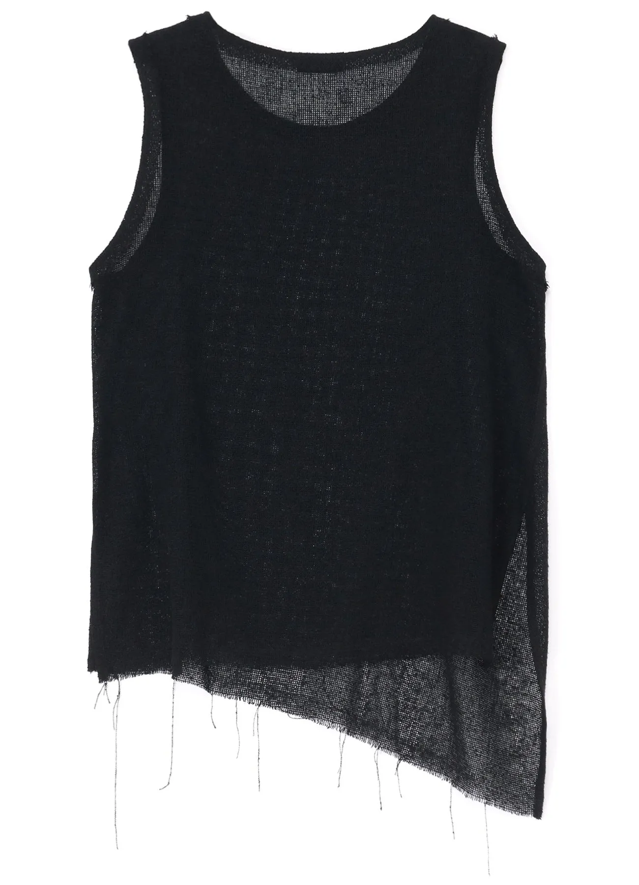 LENO SLEEVELESS BLOUSE sold by Yohji Yamamoto product image thumbnail 3