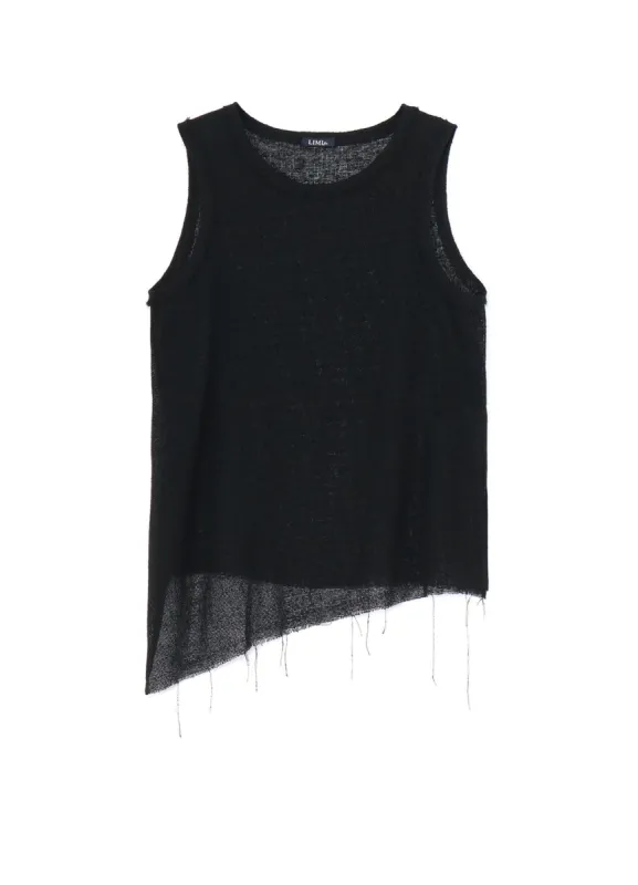 LENO SLEEVELESS BLOUSE sold by Yohji Yamamoto