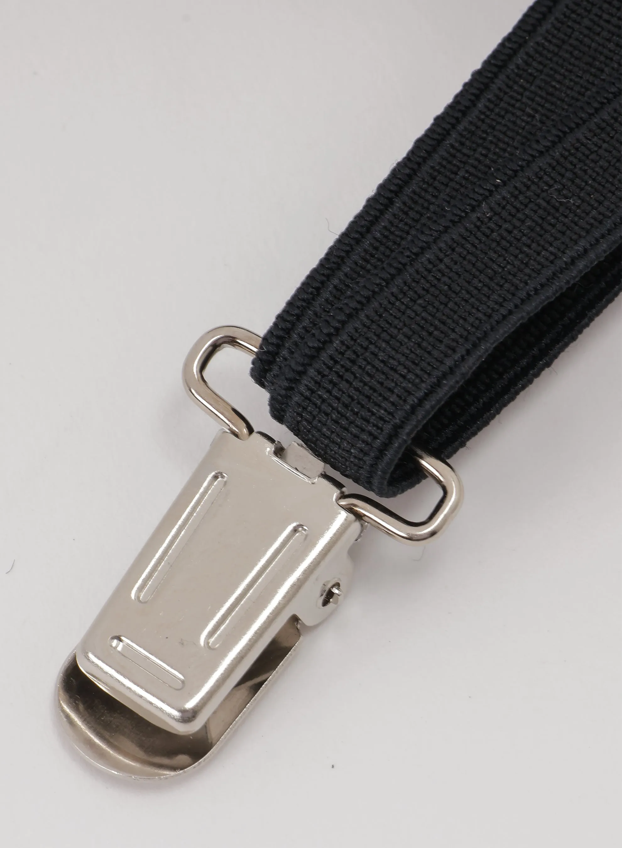 RUBBER SUSPENDER BELT WITH PIERCED ACCENTS sold by Yohji Yamamoto product image thumbnail 5