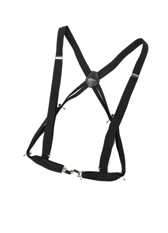 RUBBER SUSPENDER BELT WITH PIERCED ACCENTS sold by Yohji Yamamoto