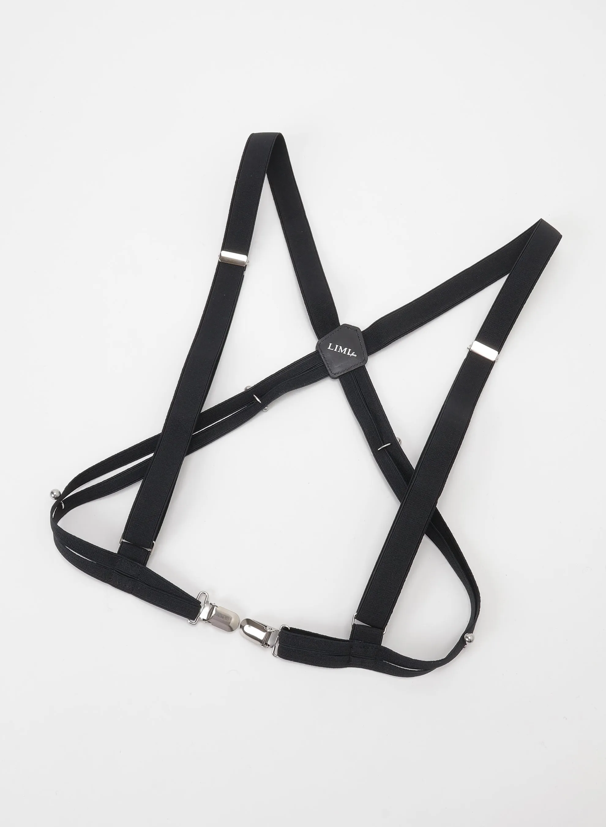 RUBBER SUSPENDER BELT WITH PIERCED ACCENTS sold by Yohji Yamamoto product image thumbnail 2