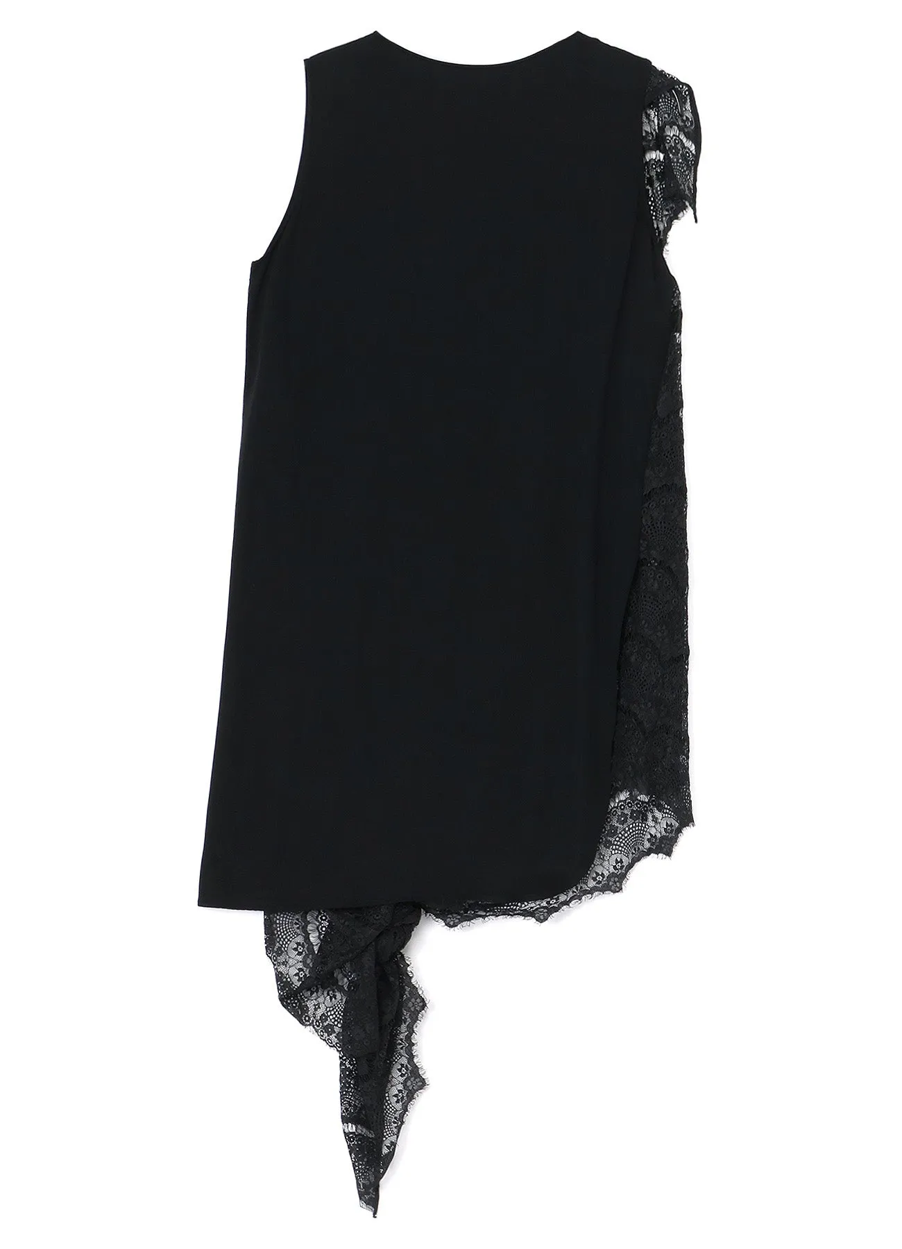 LAWN + SATIN DOUBLE FRONT BLOUSE sold by Yohji Yamamoto product image thumbnail 3