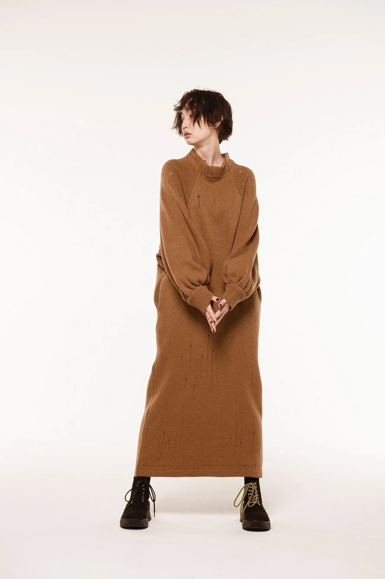 Double Rib Jersey Raglan One-Piece sold by Yohji Yamamoto product image thumbnail 2