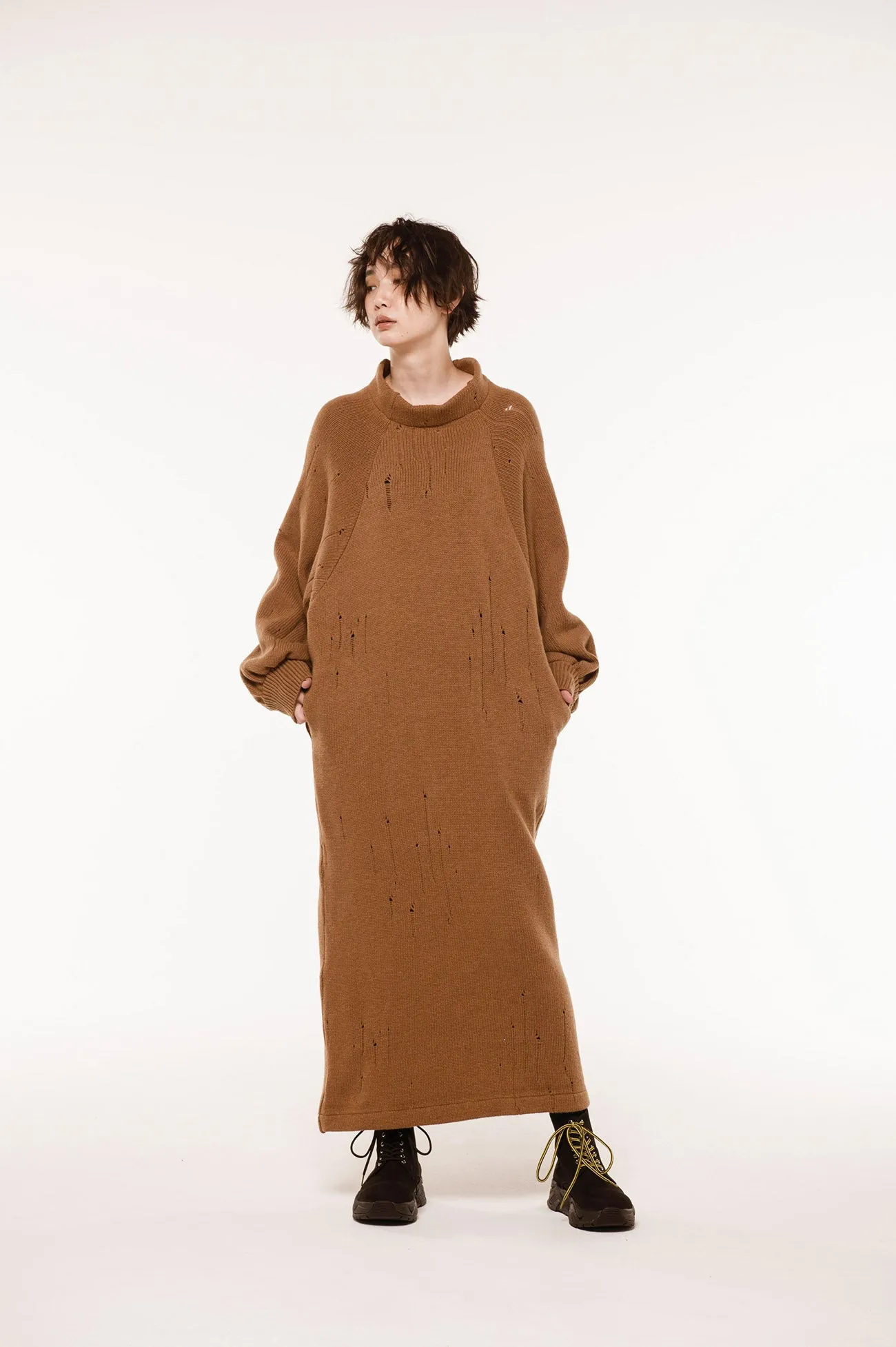 Double Rib Jersey Raglan One-Piece sold by Yohji Yamamoto product image thumbnail 4