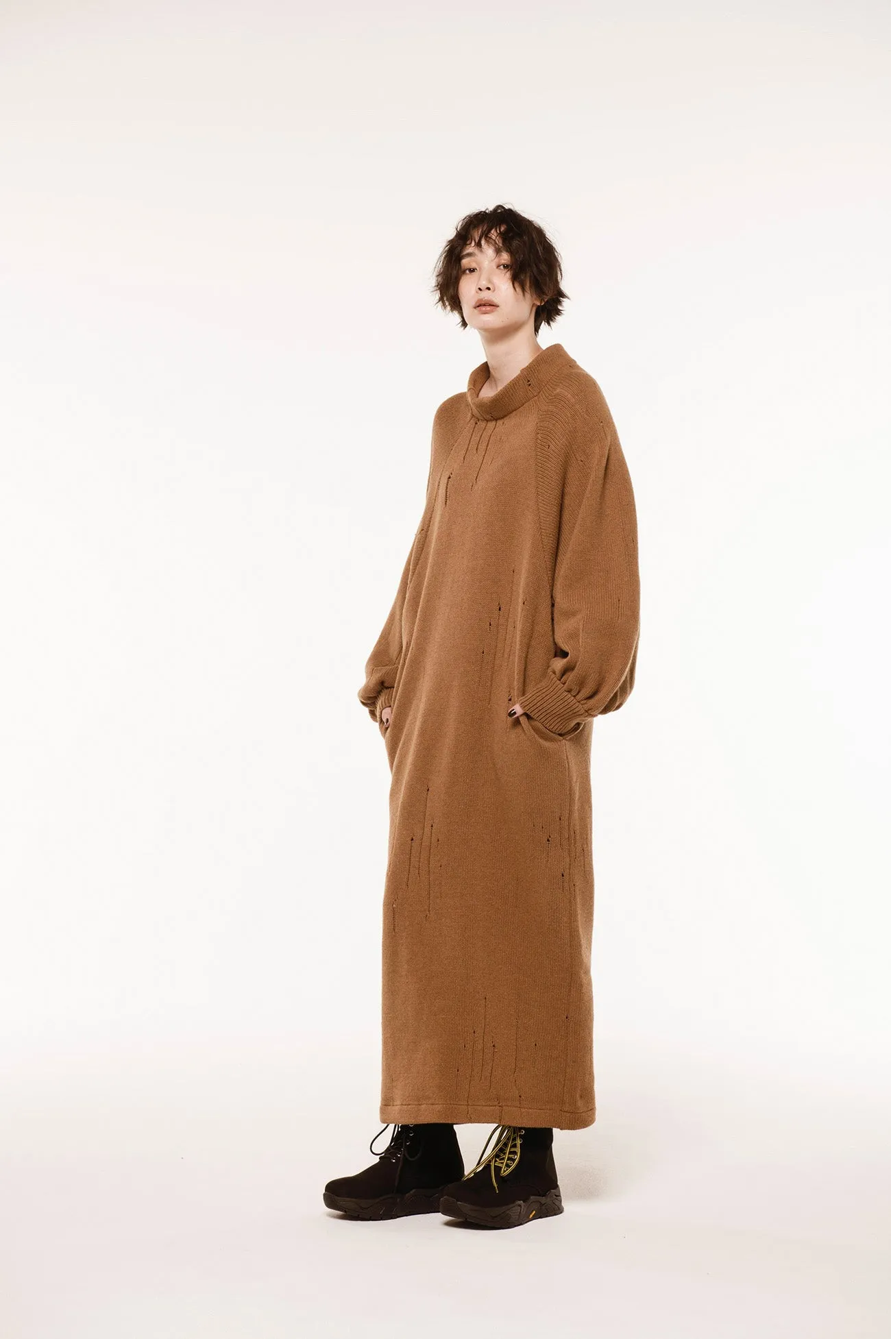 Double Rib Jersey Raglan One-Piece sold by Yohji Yamamoto product image thumbnail 3