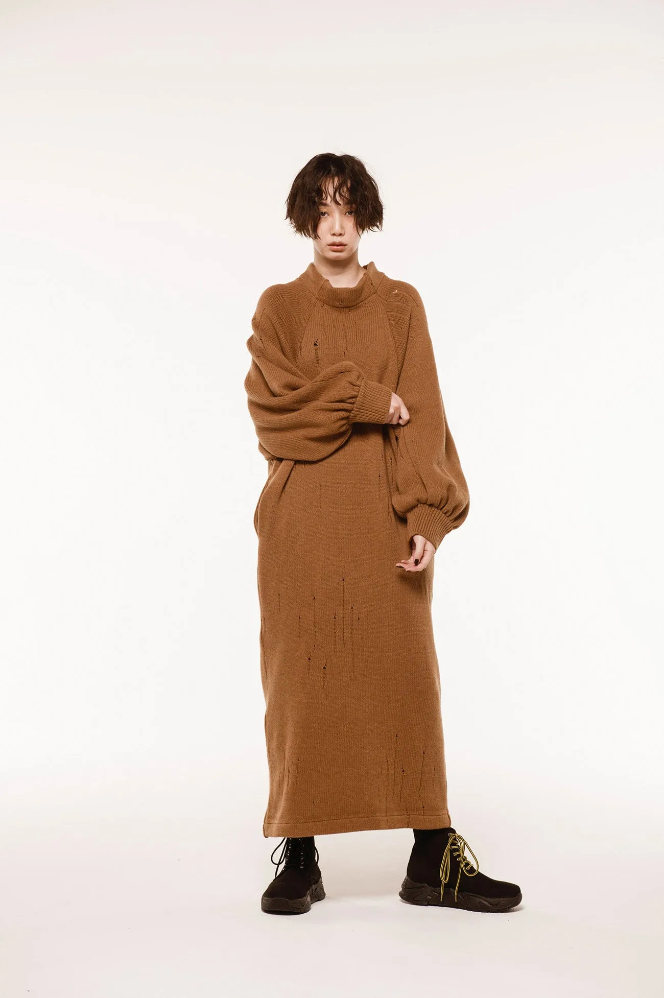 Double Rib Jersey Raglan One-Piece sold by Yohji Yamamoto product image thumbnail 5