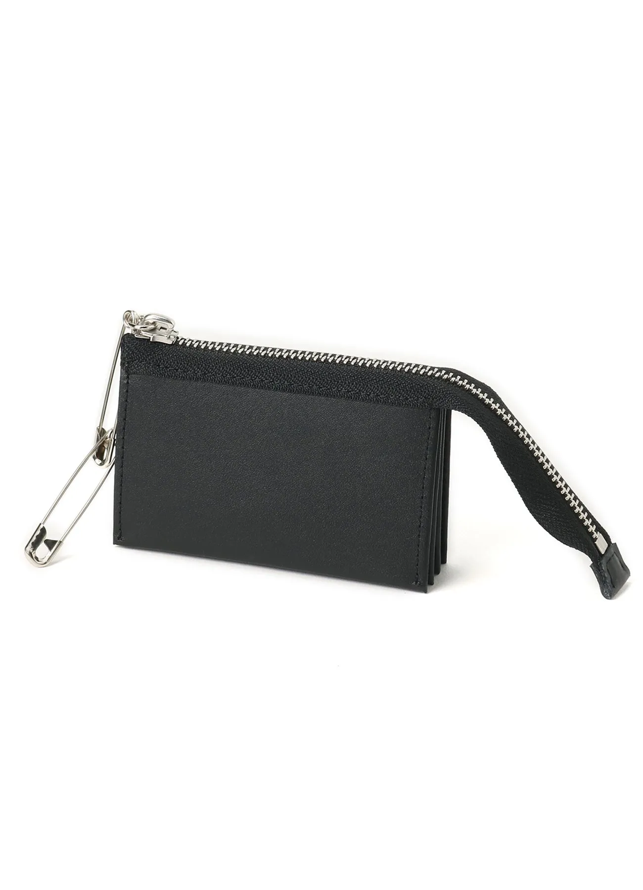 TANNED LEATHER ACCORDION POCKET CARD CASE sold by Yohji Yamamoto product image thumbnail 2