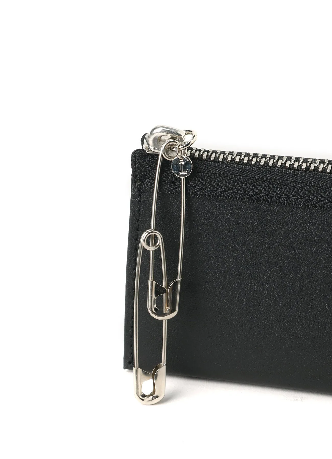 TANNED LEATHER ACCORDION POCKET CARD CASE sold by Yohji Yamamoto product image thumbnail 5