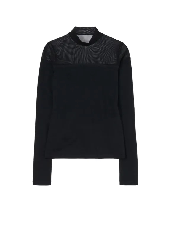 PANELED HIGH NECK PULLOVER sold by Yohji Yamamoto