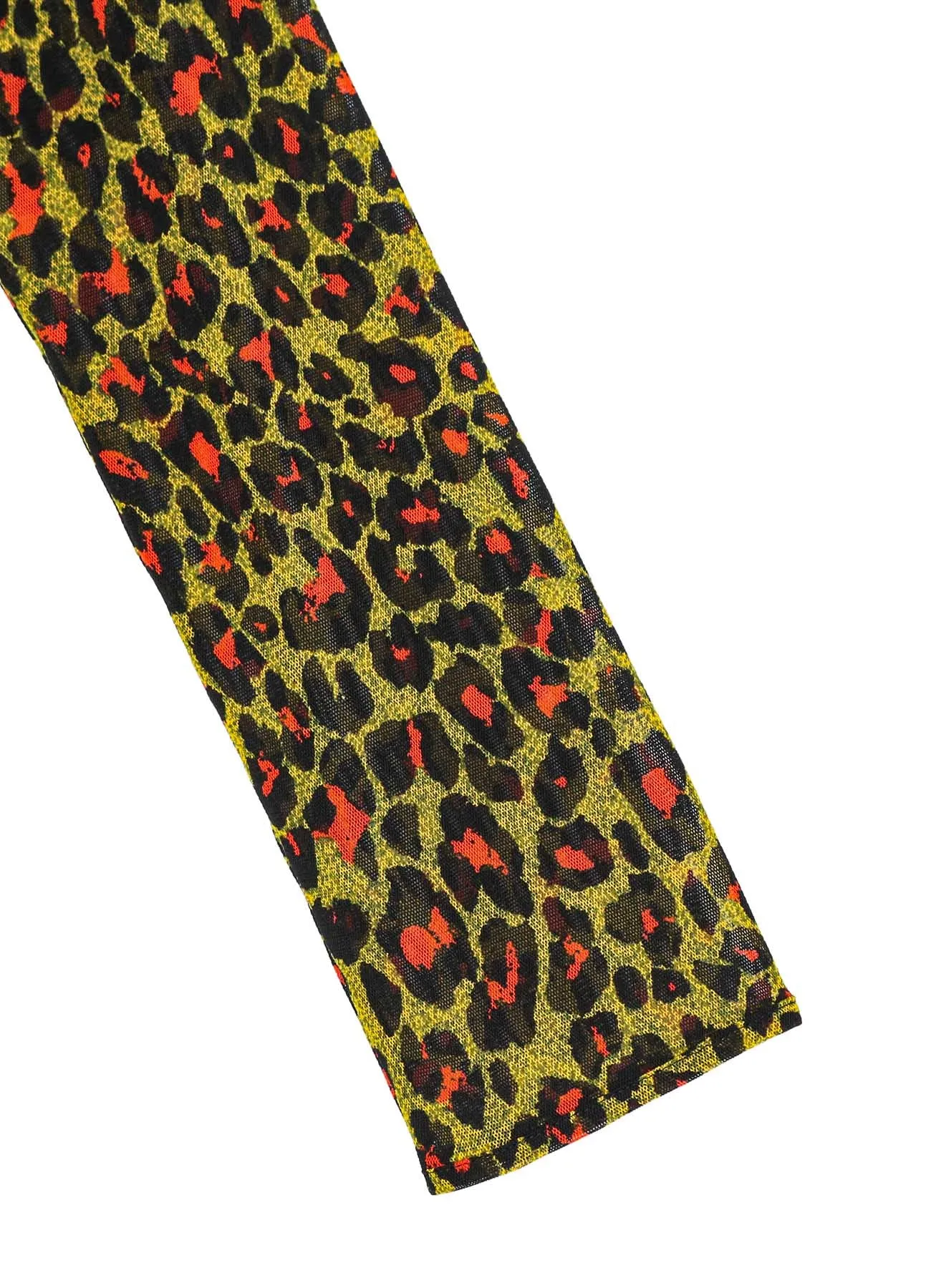 LEOPARD TULLE HIGH NECK PULLOVER sold by Yohji Yamamoto product image thumbnail 5