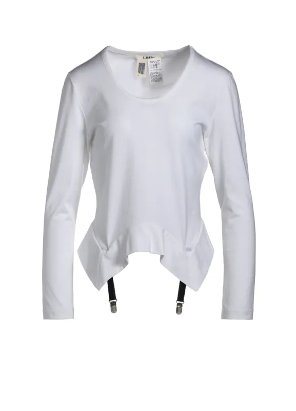 SINGLE JERSEY T-SHIRT WITH SUSPENDERS sold by Yohji Yamamoto