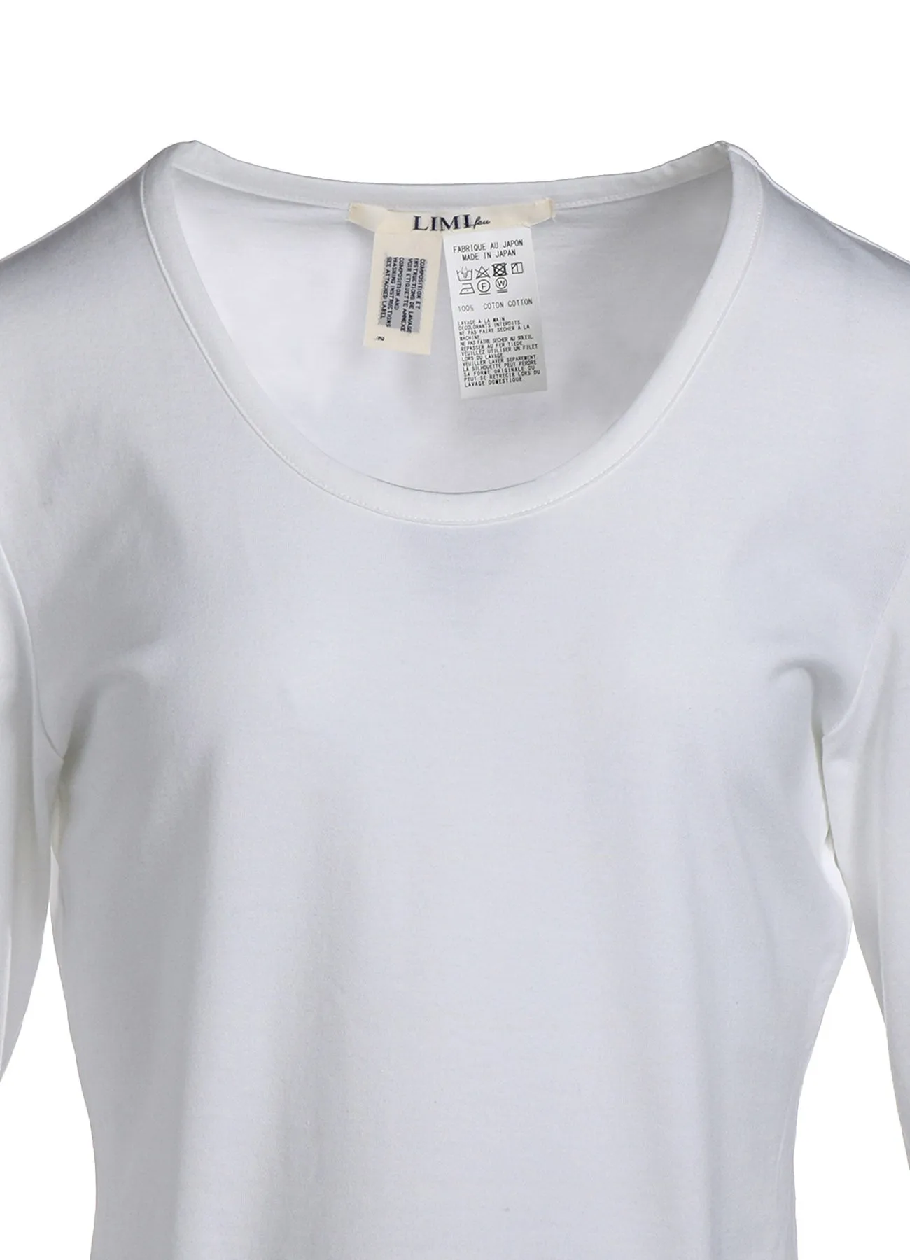 SINGLE JERSEY T-SHIRT WITH SUSPENDERS sold by Yohji Yamamoto product image thumbnail 5